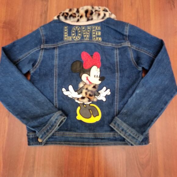 DISNEY MINNIE JEAN JACKET/RALPH LAUREN RED RIBBED SKIRT GIRLS SIZE 7/8 SEE TAGS - Picture 15 of 16